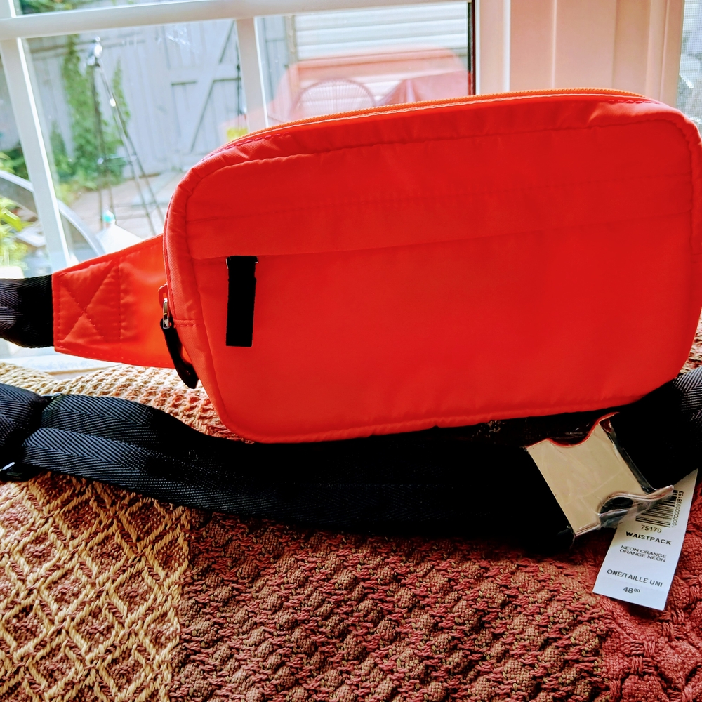 Aritzia Orange Belt Bag Vibrant and Versatile NWT